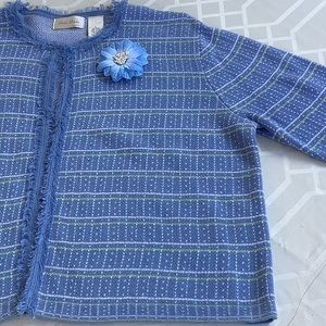 Studio Works Women’s Vintage Sweater Blue Size PL